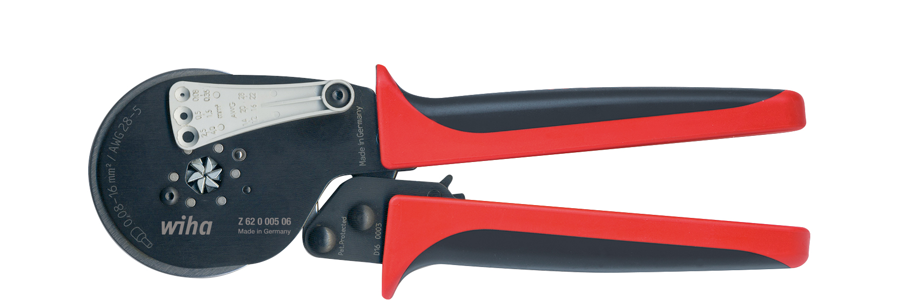 Wiha 32945 7-inch Insulated Industrial Crimping Pliers for sale online 