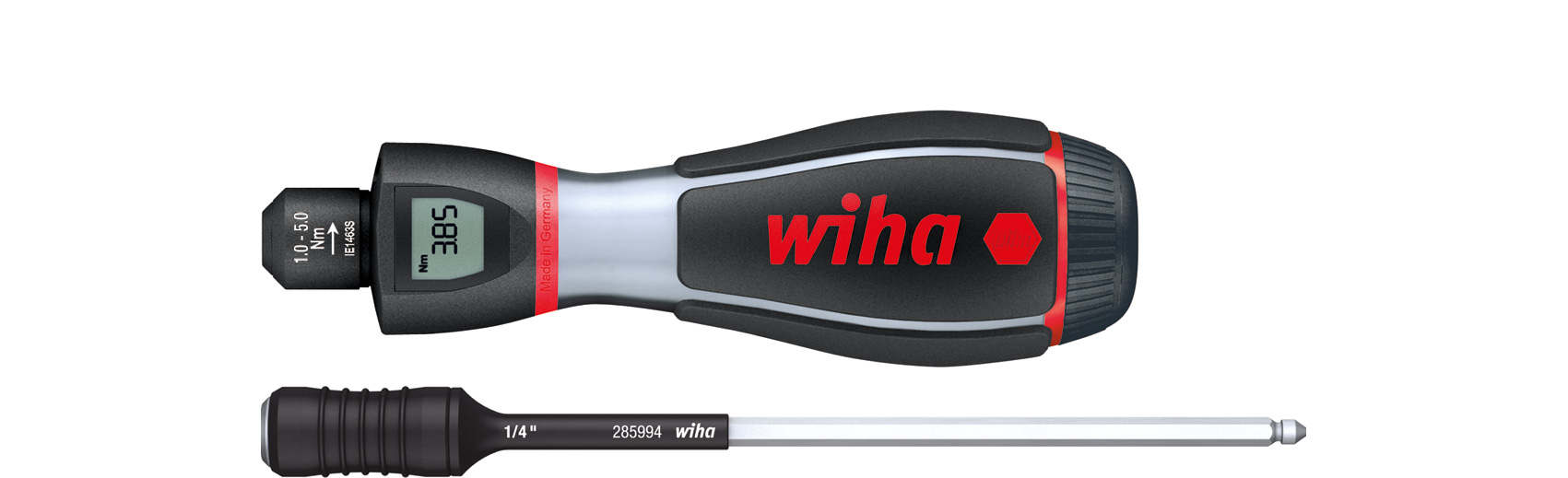 Wiha 28338 6.0 x 90mm Insulated Slim Hex Torque Screwdriver Blade